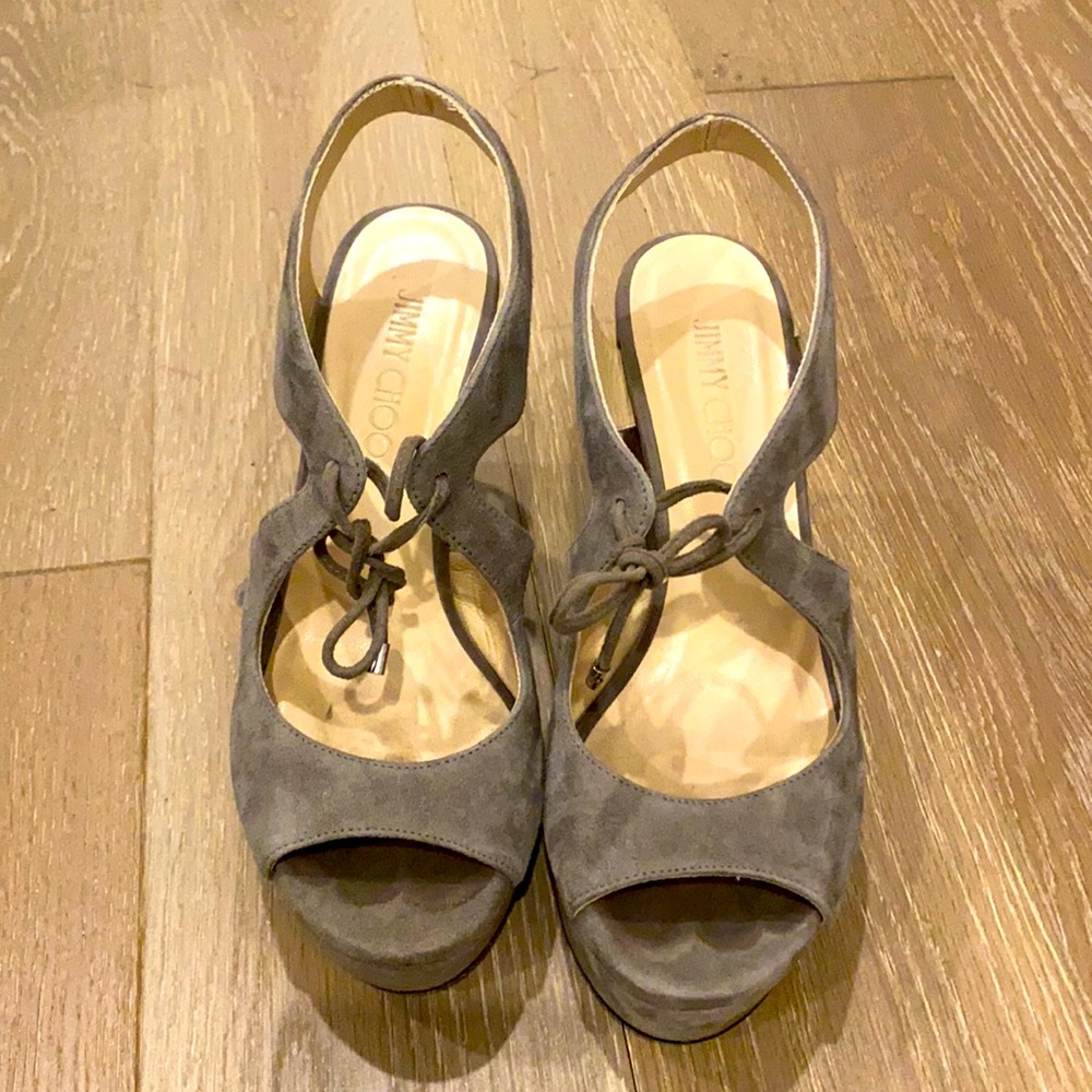 Jimmy Choo Suede Wedge Heel